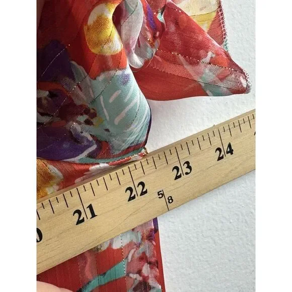 My Story Paris Limited Edition Dress Sheer Women Floral Bohemian Size L - Picture 8 of 10